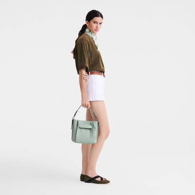 Longchamp 3D S 斜挎包 , 马鞭草绿 - 皮革