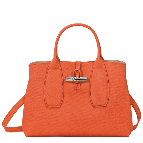 Roseau M Handbag , Orange - Leather - View 1 of  6