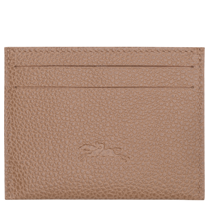 Le Foulonné Card holder , Biscuit - Leather  - View 2 of  2