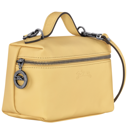Le Pliage Xtra XS 迷你斜挎包 , 小麦黄 - 皮革 - 查看 3 5