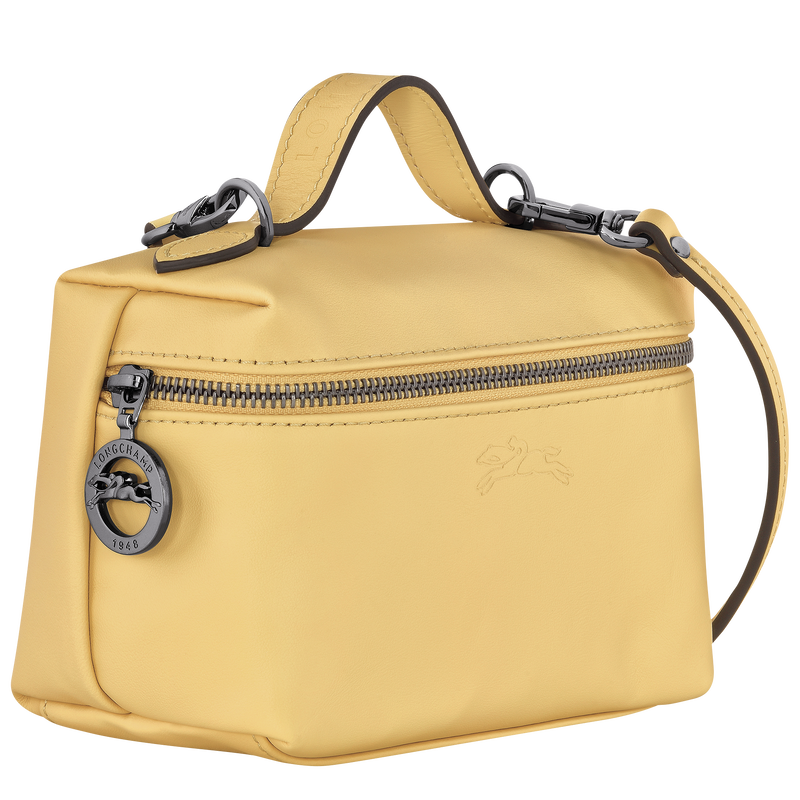 Le Pliage Xtra XS 迷你斜挎包 , 小麦黄 - 皮革  - 查看 3 5