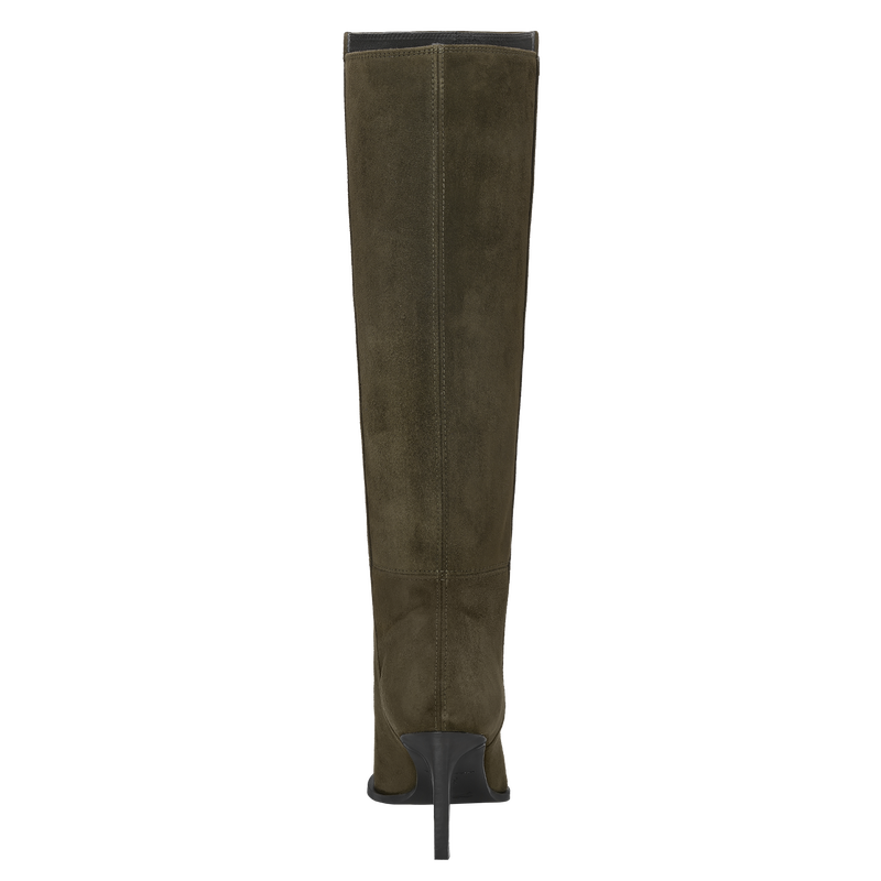 Elan Heel boots , Olive - Leather  - View 3 of  3