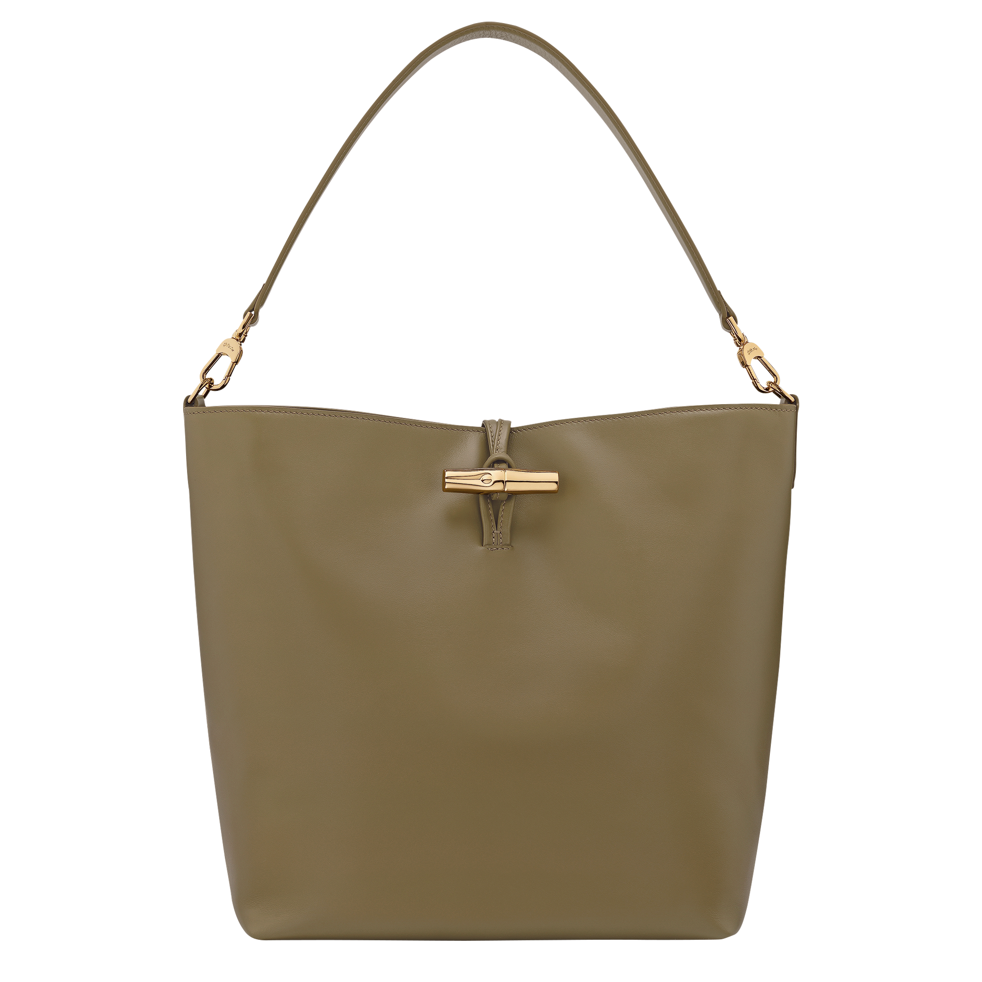 Le Roseau Hobo bag M, Olive