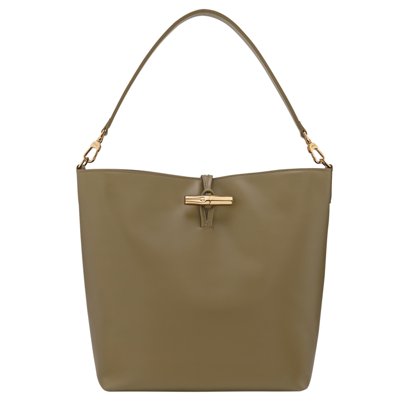 Le Roseau M Hobo bag , Olive - Leather  - View 1 of  6