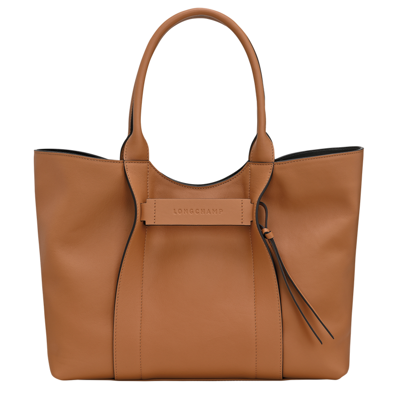 Longchamp 3D L 单肩包 , 裸色 - 皮革  - 查看 1 5