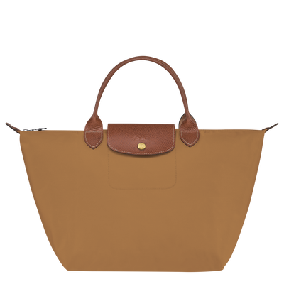 Le Pliage Original M Handbag , Fawn - Recycled canvas
