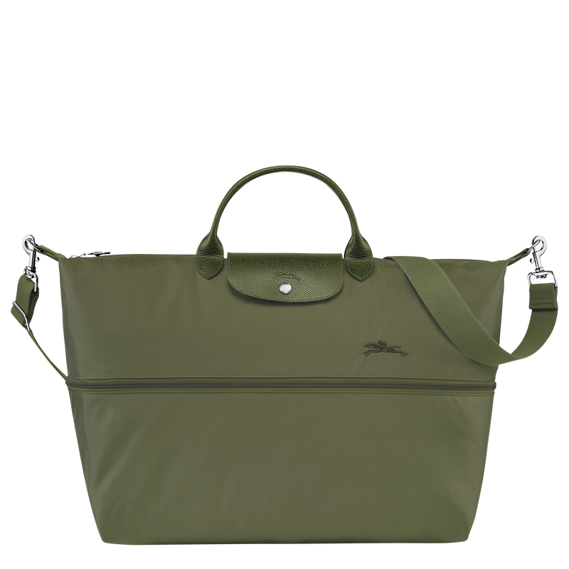 Le Pliage Green Travel bag expandable , Forest - Recycled canvas  - View 6 of  6