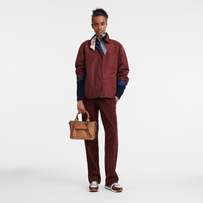 Longchamp 3D S 手提包 , 裸色 - 皮革