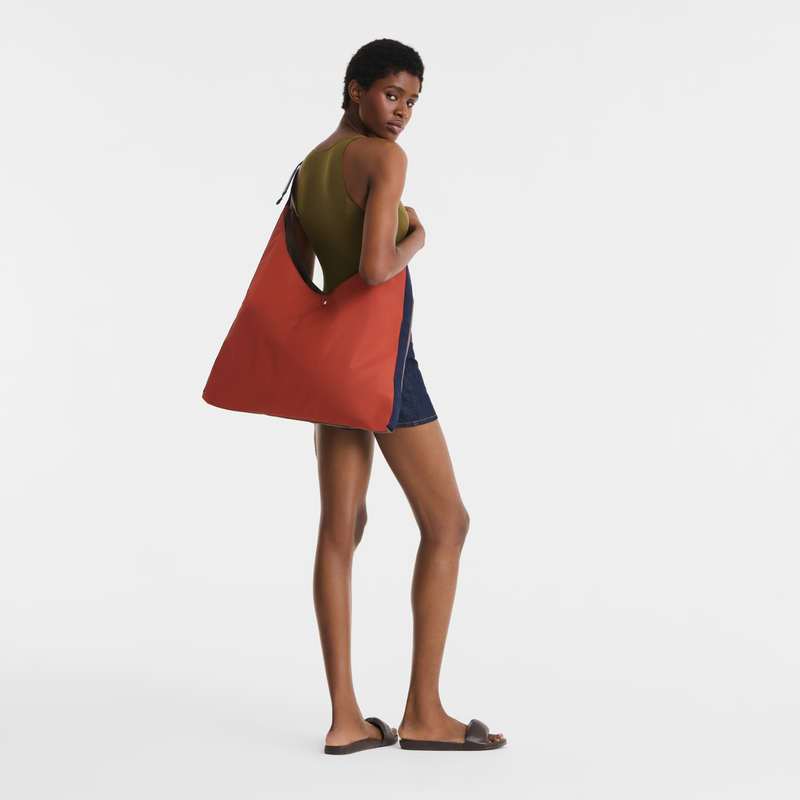 Re-Play 单肩包 , 栗色/大地色 3 号 - 帆布  - 查看 5 5