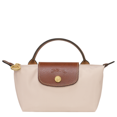 Le Pliage Original 化妆包 , 纸张白 - 再生帆布