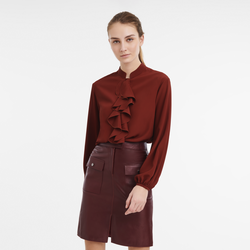 Fall/Winter 2023 Collection Blouse , Mahogany - OTHER