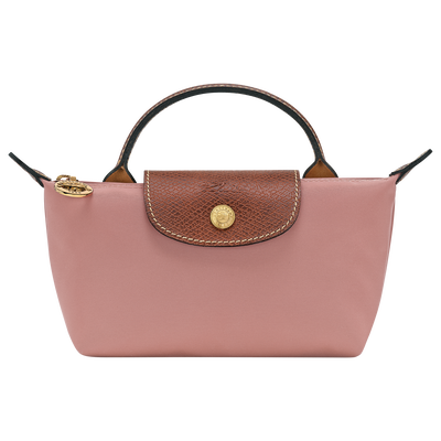 Le Pliage Original 化妆包 , 茶粉色 - 再生帆布