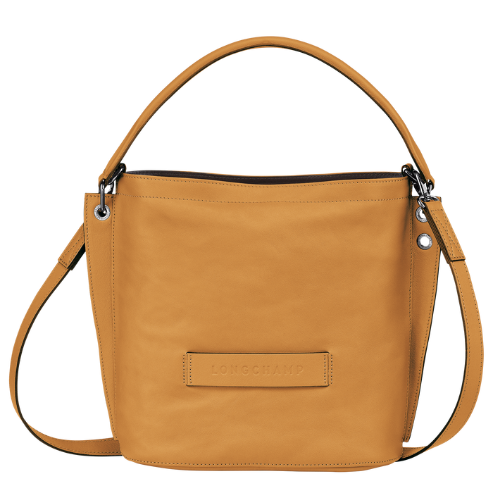 Longchamp 3D 斜挎包, 浅黄褐色