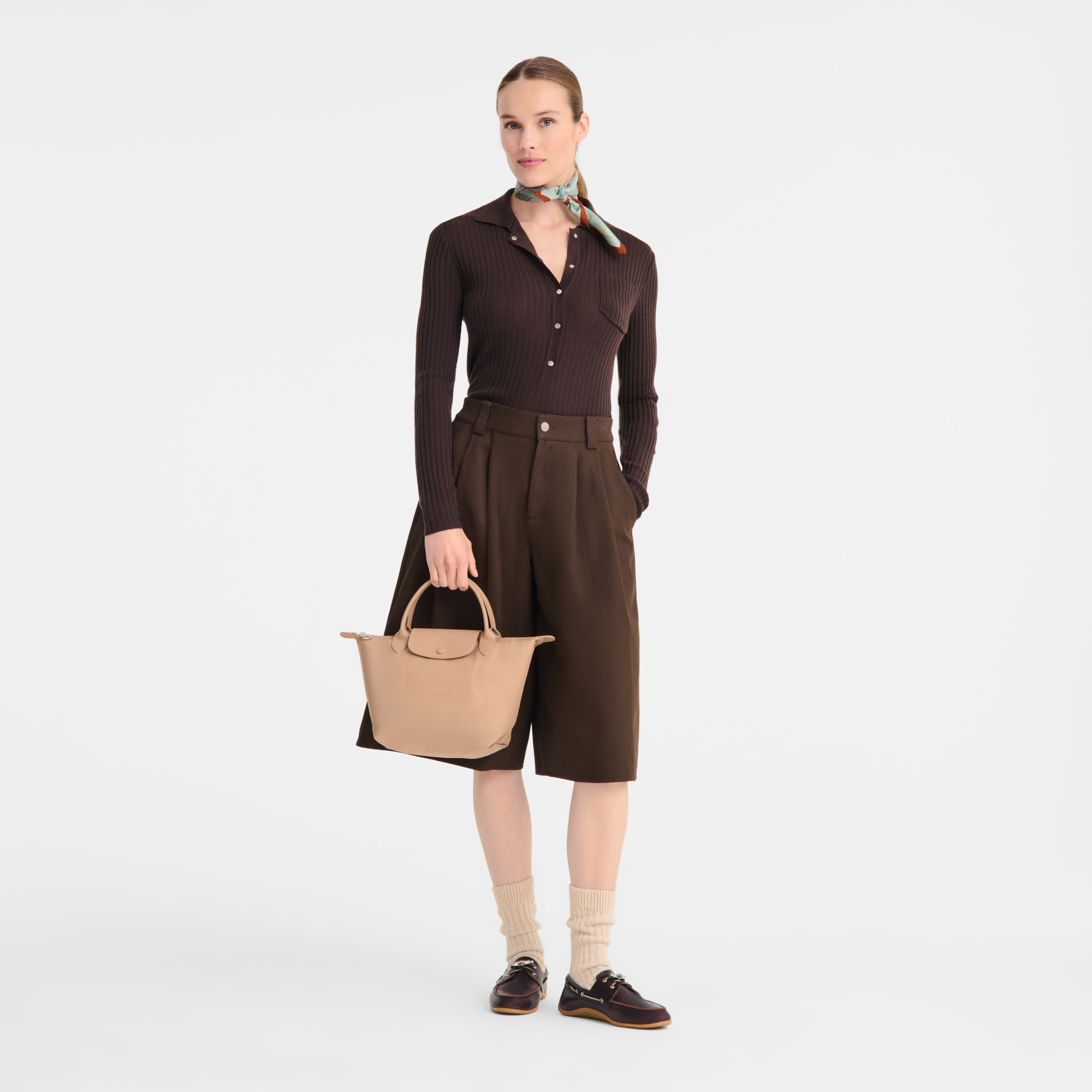 Le Pliage One Handbag S, Beige