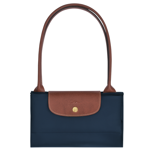 Le Pliage Original L Tote bag , Navy - Recycled canvas - View 6 of  6