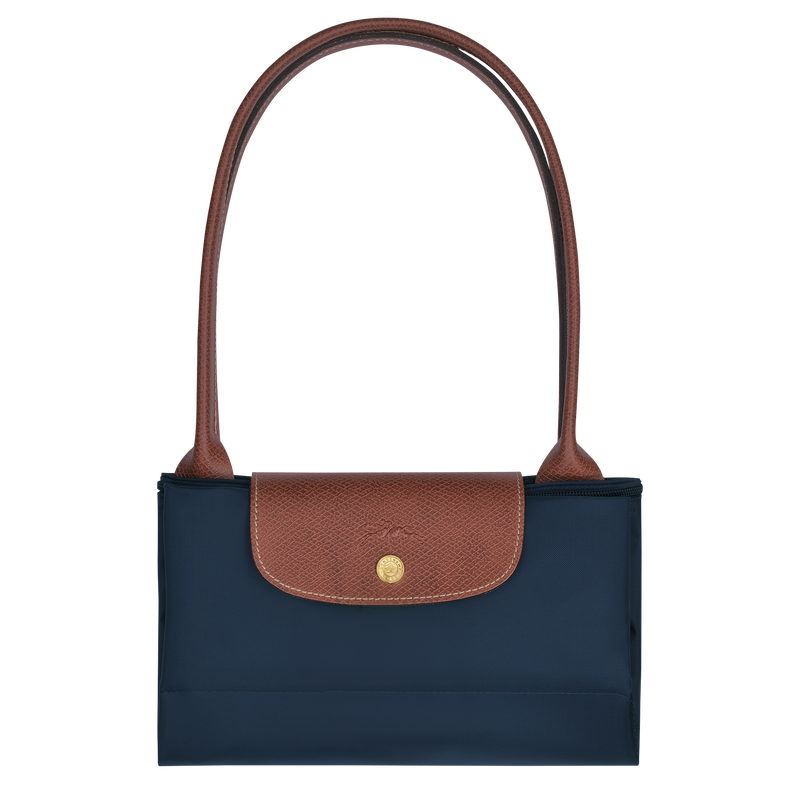 Le Pliage Original L Tote bag , Navy - Recycled canvas  - View 6 of  6
