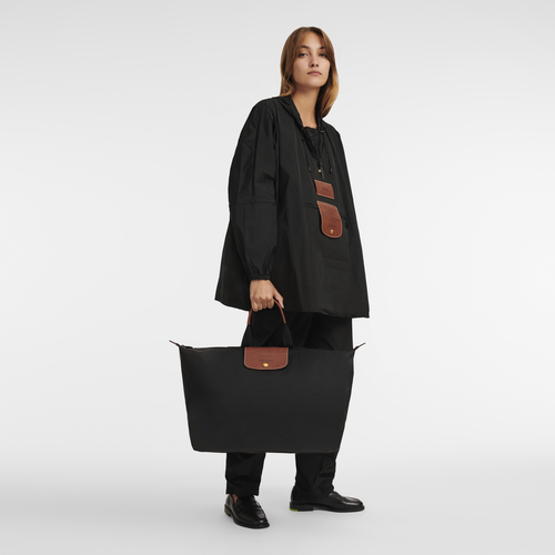 Longchamp X D'heygere 旅行包/双肩背包 S, 黑色