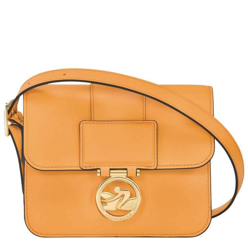 Box-Trot S Crossbody bag , Apricot - Leather  - View 1 of  5