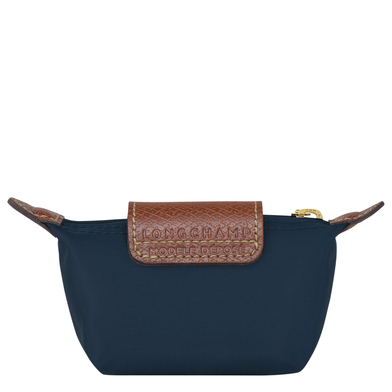 Le Pliage Original Coin purse , Navy - Recycled canvas  - View 2 of  3