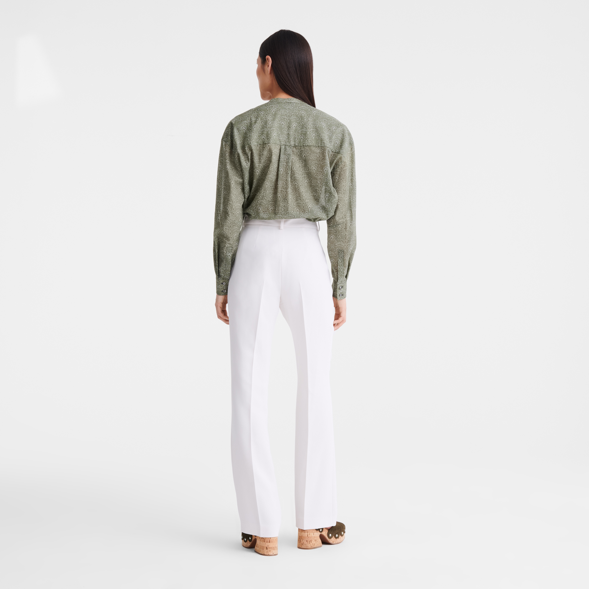 Trousers, Ecru - View 3 of
5 - zoom in null Trousers, Ecru