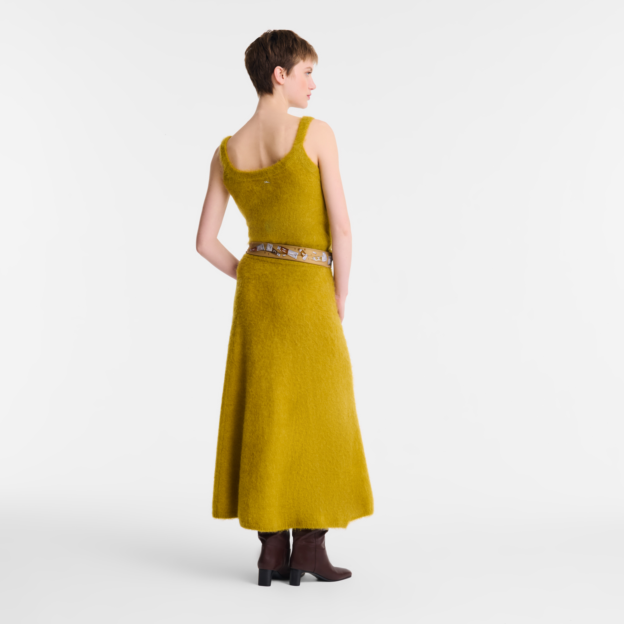 Midi skirt, Nutmeg - View 3 of
5 - zoom in null Midi skirt, Nutmeg