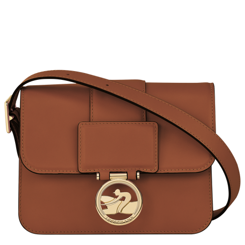 Box-Trot S Crossbody bag , Cognac - Leather - View 1 of  5