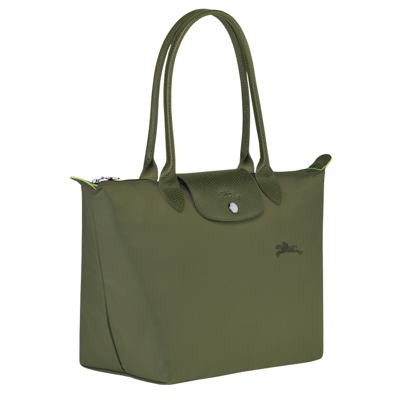 Le Pliage Green M Tote bag , Forest - Recycled canvas  - View 3 of  6