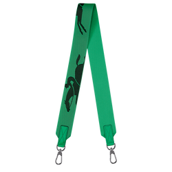 Longchamp 3D 肩带 , 绿色 - 帆布