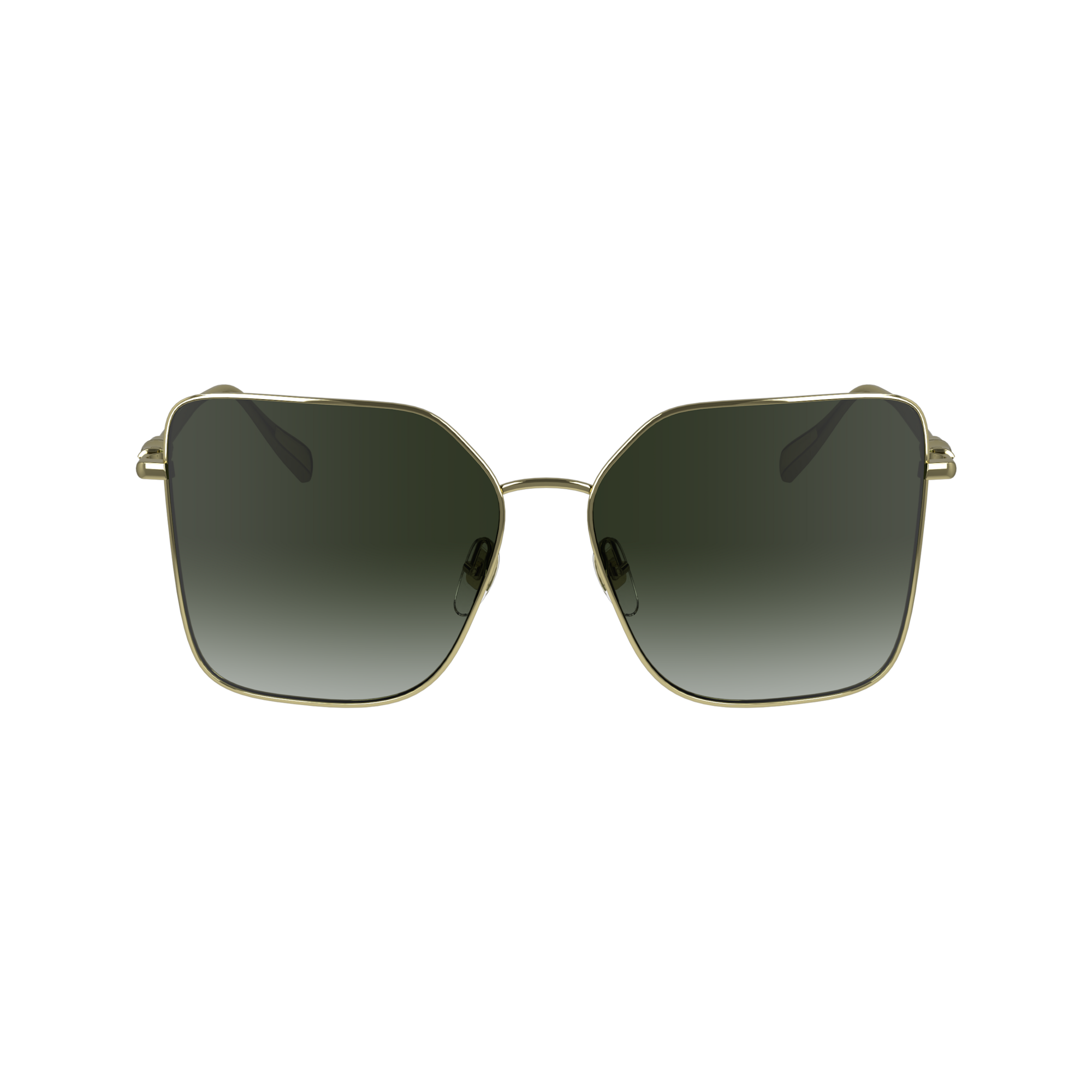 null Sunglasses, Gold/Khaki