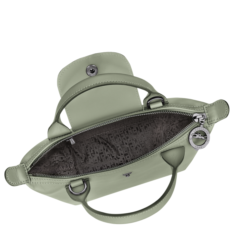 Le Pliage Xtra XS Handbag , Tundra - Leather  - View 4 of  5