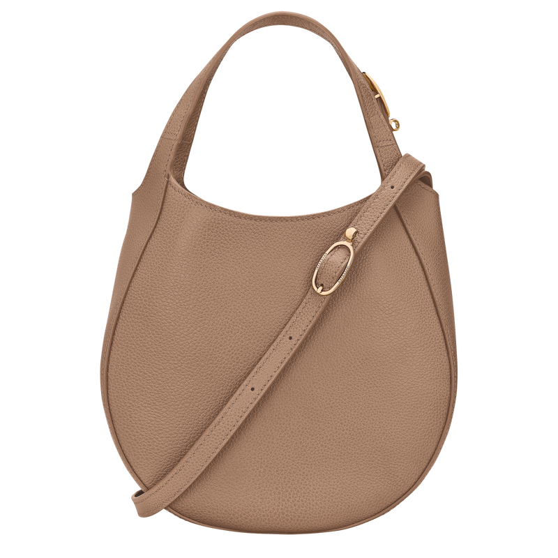 Le Foulonné S Handbag , Biscuit - Leather  - View 3 of  4