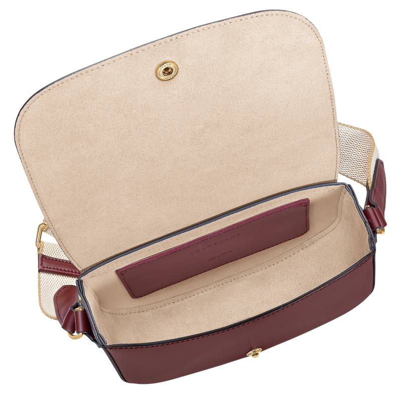 &Eacute;pure S 斜挎包 , 勃艮第色 - 皮革  - 查看 5 6