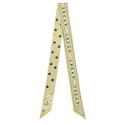 细丝带 , 开心果绿 - 真丝