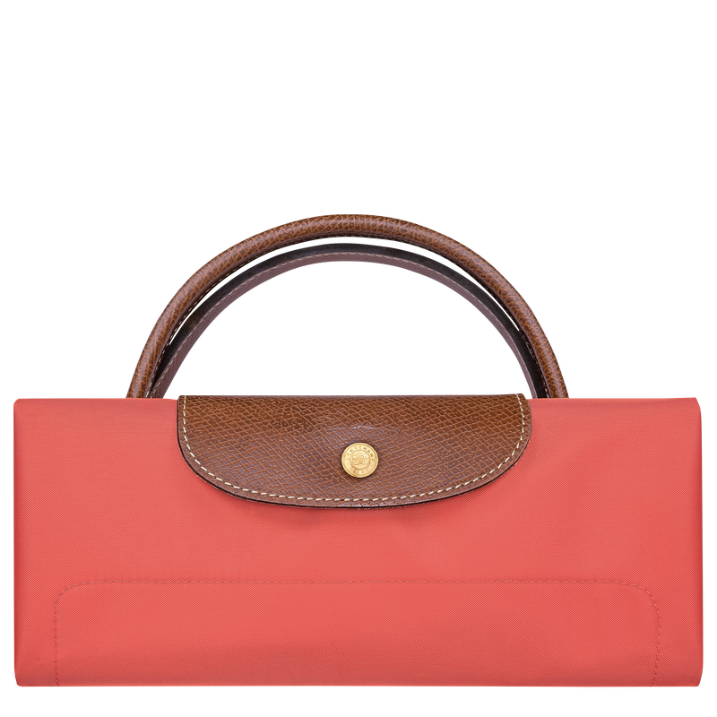 Le Pliage Original L 旅行包 , 草莓色 - 再生帆布  - 查看 7 7