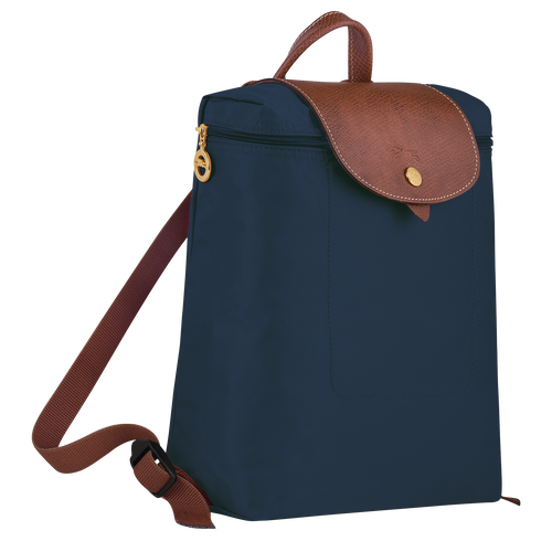 Le Pliage Original M Backpack , Navy - Recycled canvas - View 3 of  6