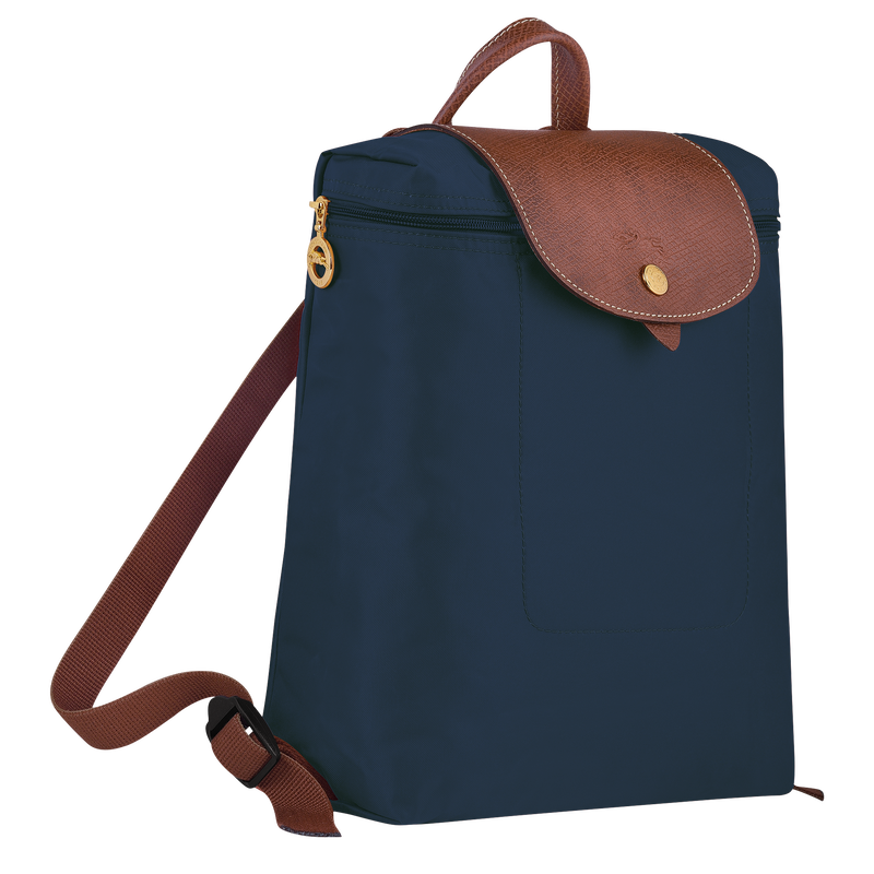 Le Pliage Original M Backpack , Navy - Recycled canvas  - View 3 of  6
