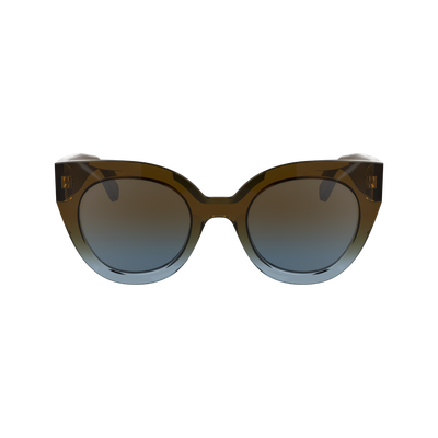 Sunglasses , Brown/Azure - Acetate