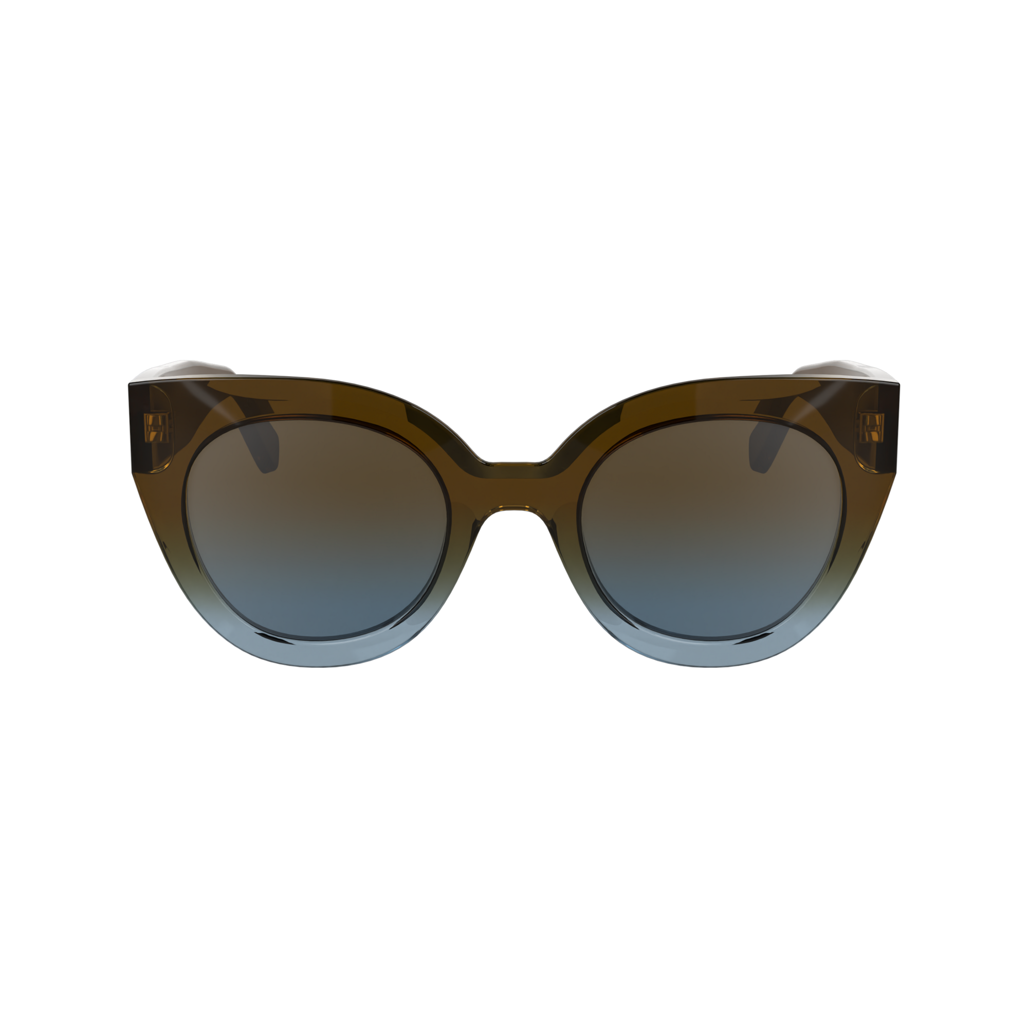 Sunglasses, Brown/Azure - View 1 of
2 - zoom in null Sunglasses, Brown/Azure