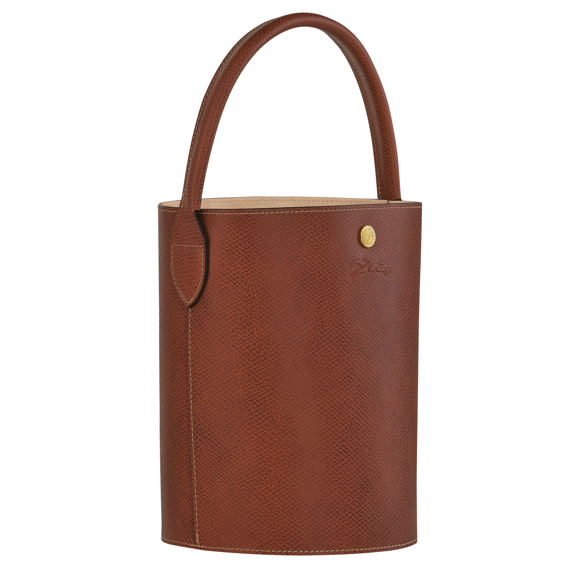 Bucket bag S, Brown - View 3 of
5 - zoom in Épure Bucket bag S, Brown