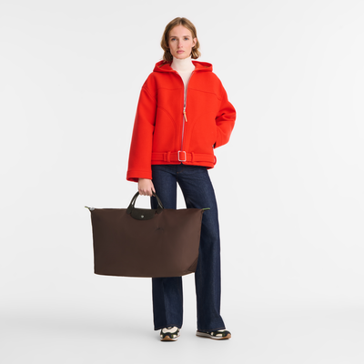 Le Pliage Green XL 旅行包 , 摩卡色 - 再生帆布