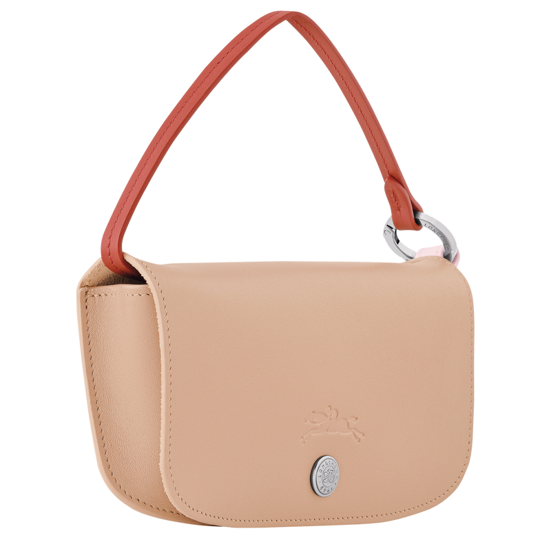 Le Pliage Collection Eyewear case , Beige - Leather  - View 3 of  4