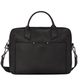 Longchamp sur Seine S Briefcase , Black - Leather