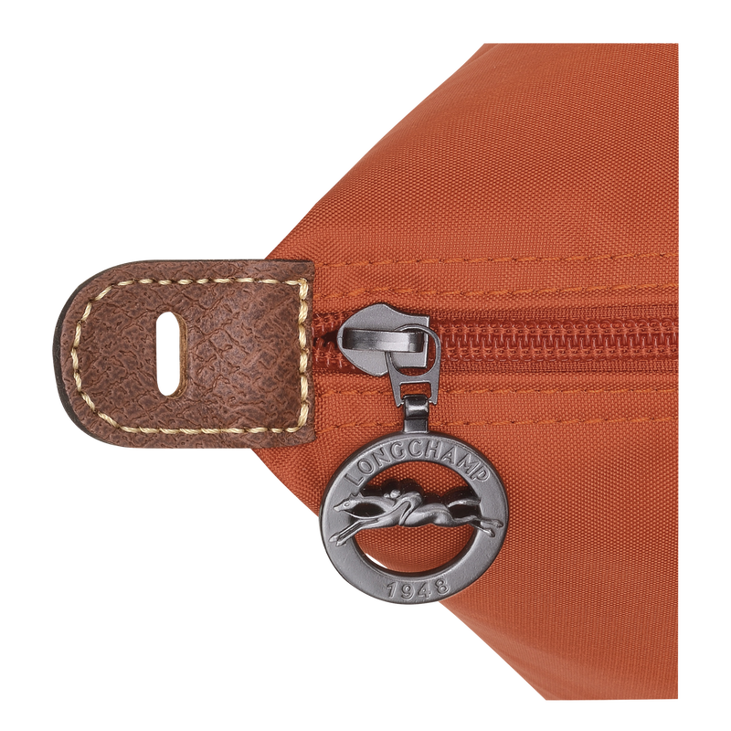 Le Pliage Original L 旅行包 , 砖红色 - 再生帆布  - 查看 6 7
