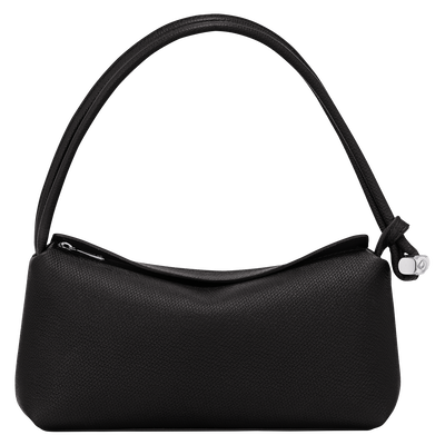 Le Roseau Shoulder bag , Black - Leather