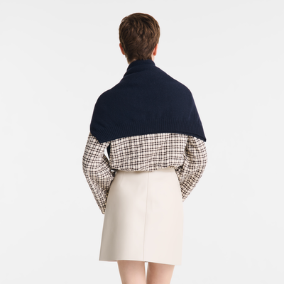 Skirt , Ecru - Leather