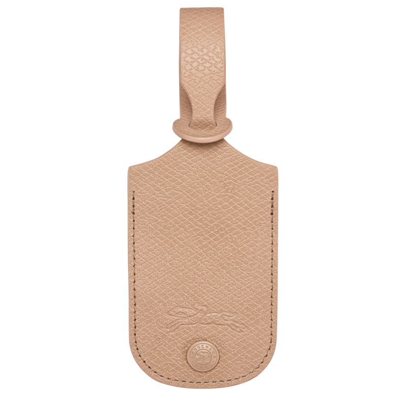Le Pliage One Luggage tag , Beige - Leather  - View 1 of  1