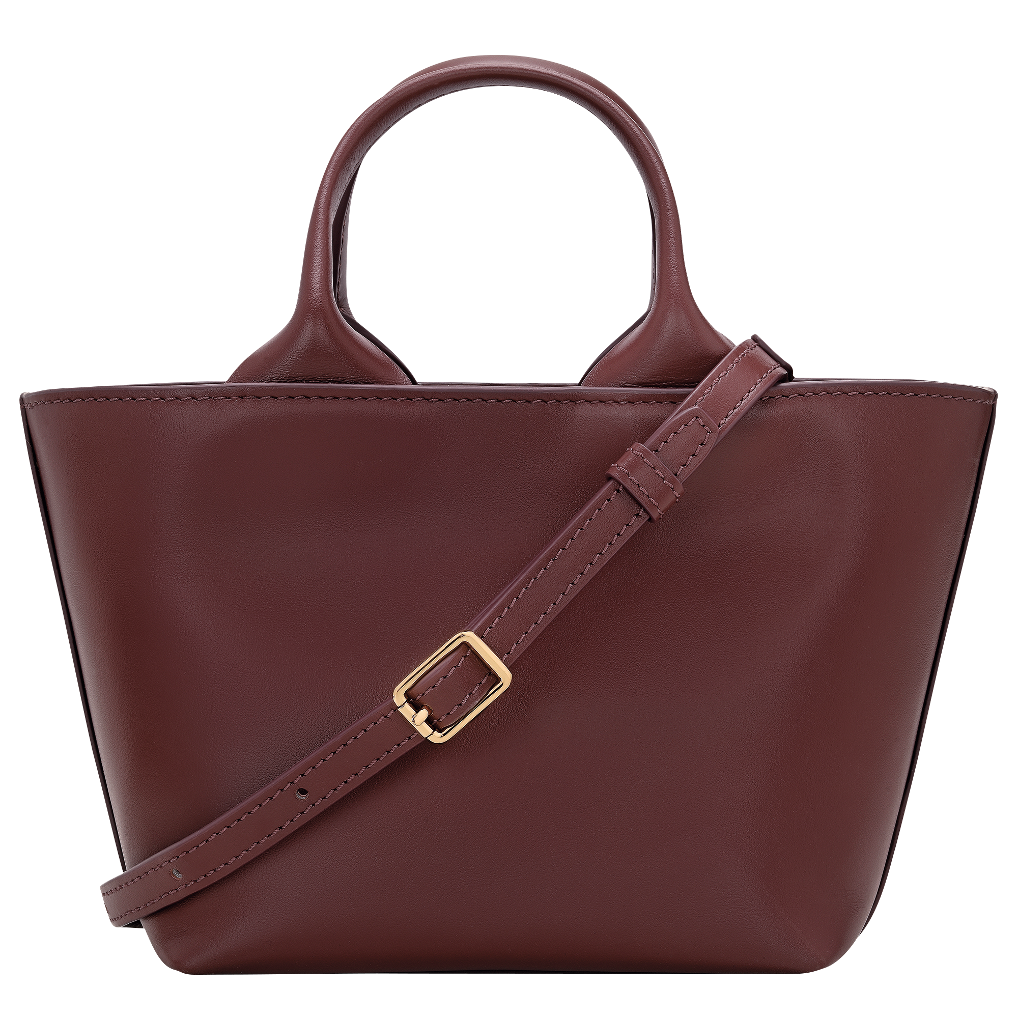 Le Roseau 手提包 XS, 勃艮第色