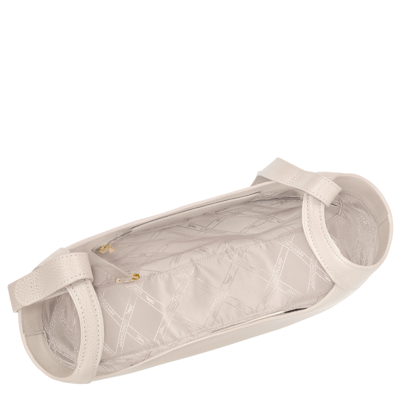 Le Foulonné L Hobo 袋 , 纸张白 - 皮革  - 查看 5 6