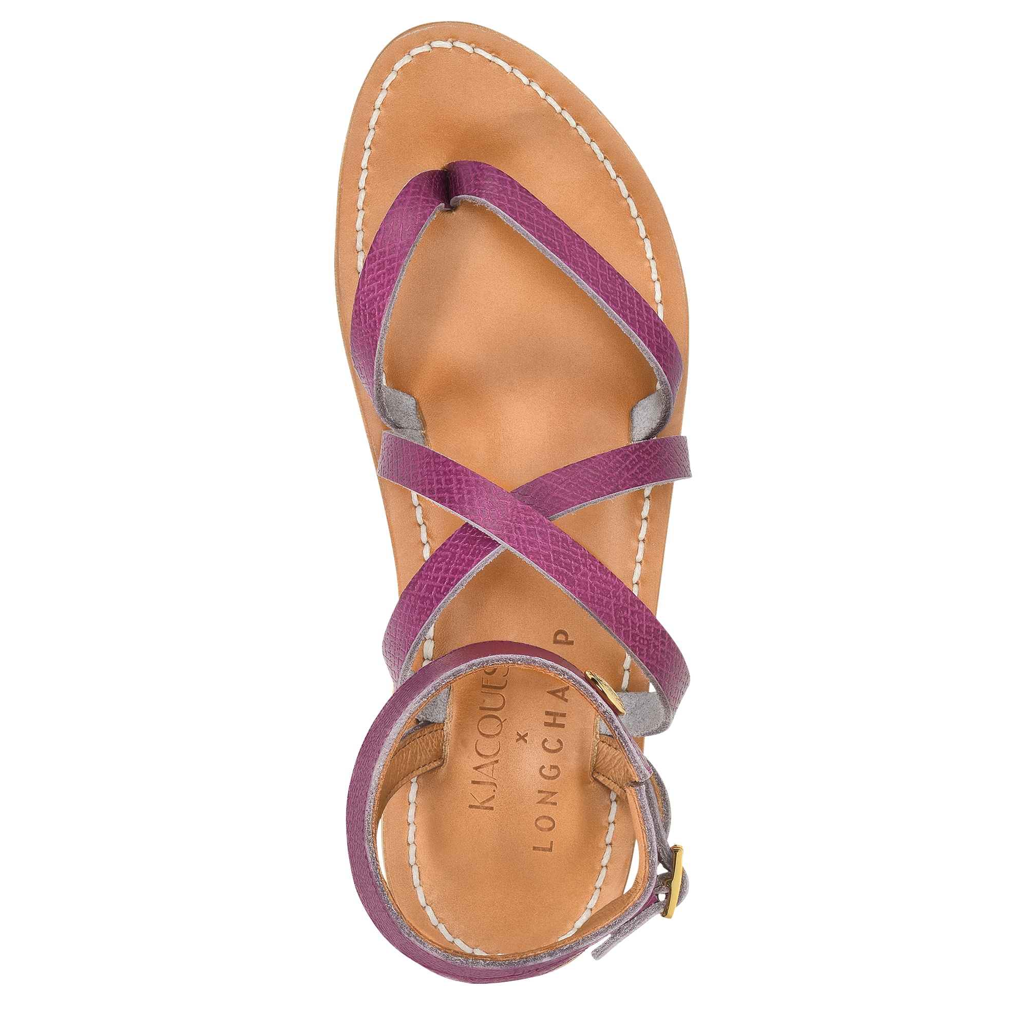 Sandals, 深紫色 - 查看 4
        4 - 放大 Longchamp x K.Jacques Sandals, 深紫色