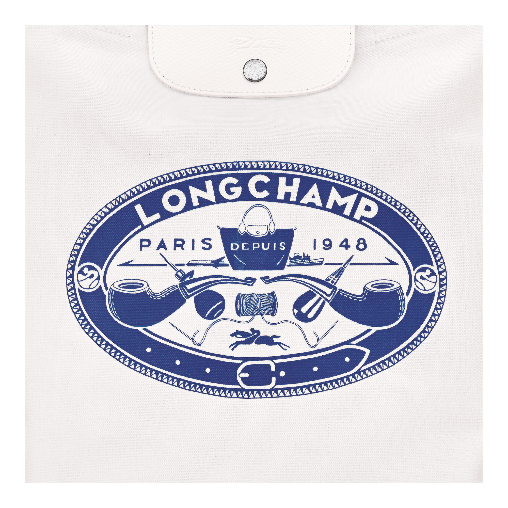 Tote bag M, Ecru - View 6 of 
        6 - zoom in Le Pliage Collection Tote bag M, Ecru